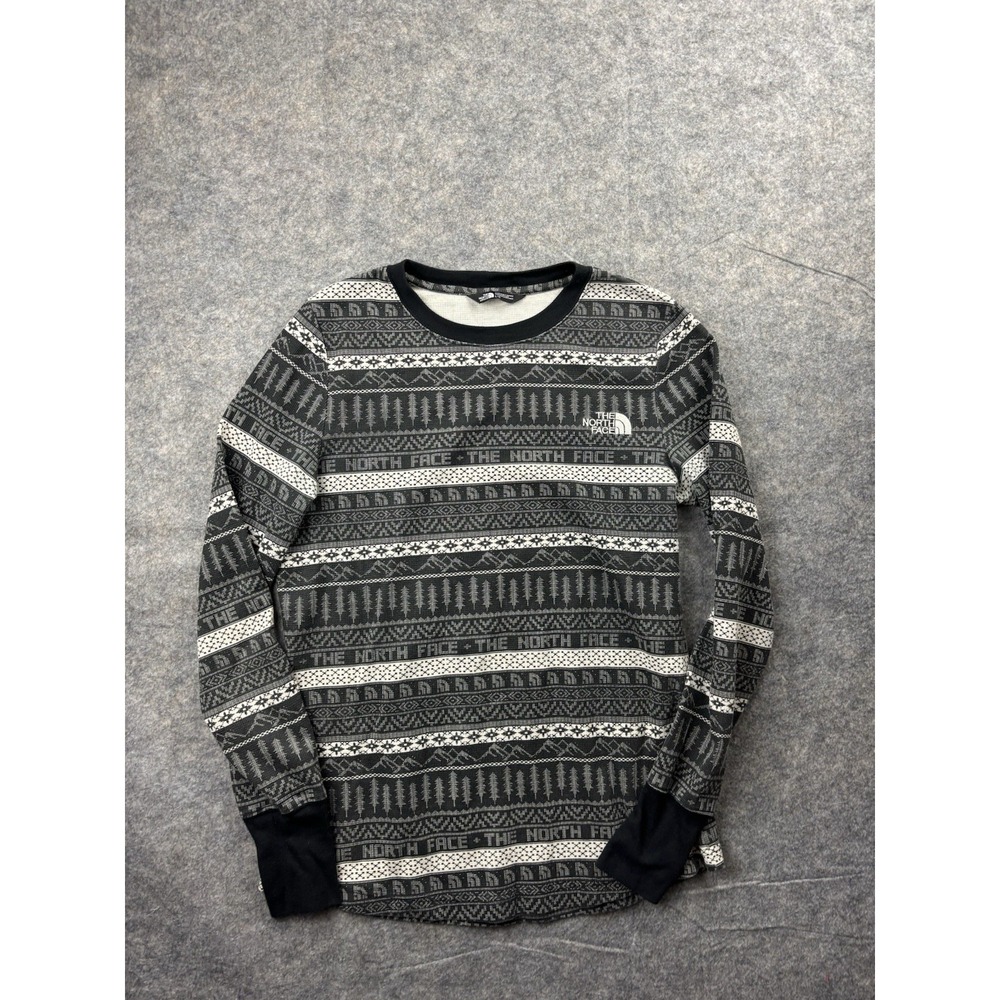 North Face Sweatshirt Women‎ Size L Graphic Fair Isle Pullover Long Sleeve Comfy